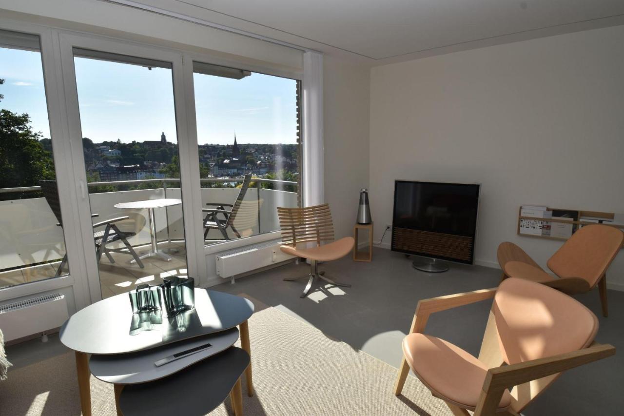 Fewo1846 - Foerdeview - Luxurioese Wohnung Mit 2 Schlafzimmern Und Balkon Mit Hafenblick Flensburg Exteriér fotografie