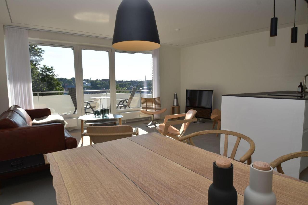 Fewo1846 - Foerdeview - Luxurioese Wohnung Mit 2 Schlafzimmern Und Balkon Mit Hafenblick Flensburg Exteriér fotografie